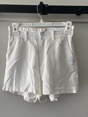 Hollister Linen Blend High Waist Shorts